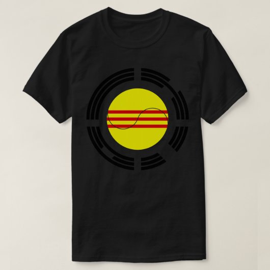 Zuid-Vietnamese vlag van Zuid-Vietnamese patriotte T-shirt (Design voorkant)