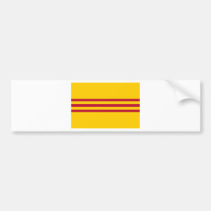 Zuid-Vietnamese vlag - Vietnam Cờ vàng ba sous  Bumpersticker