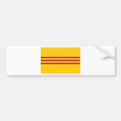 Zuid-Vietnamese vlag - Vietnam Cờ vàng ba sous đ) Bumpersticker (Voorkant)