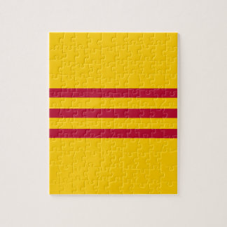 Zuid-Vietnamese vlag - Vietnam Cờ vàng ba sous đ) Legpuzzel