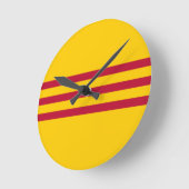 Zuid-Vietnamese vlag - Vietnam Cờ vàng ba sous đ) Ronde Klok (Hoek)