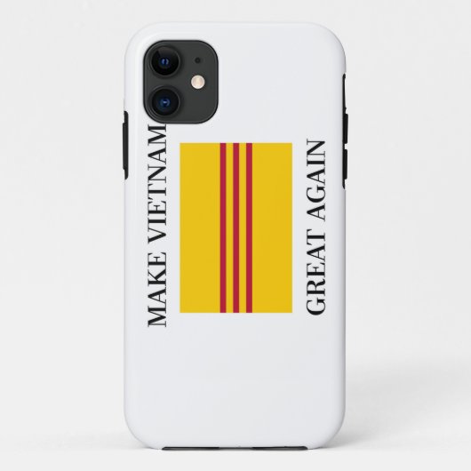 Zuid-Vietnamese vlag - Vietnam weer geweldig maken Case-Mate iPhone Case (Achterkant)