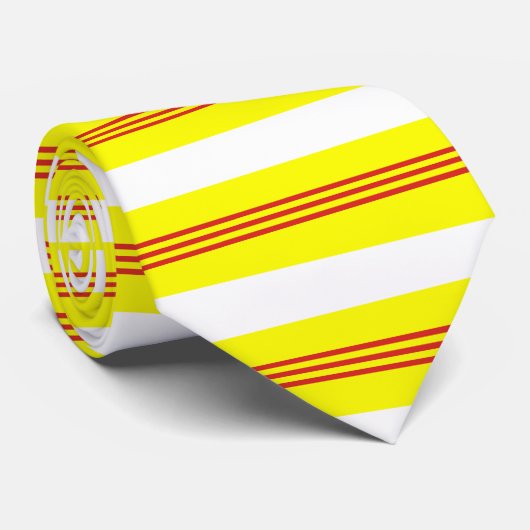 Zuid-Vietnamese vorige nationale vlag Stropdas (Opgerold)