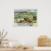 ZUID WALES POSTER (Keuken)