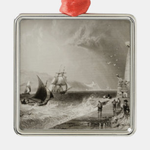 Zuid-Wandvuurtoren met HowHill Metalen Ornament