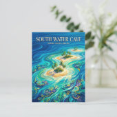 Zuid Water Caye Marine Reserve Belize Briefkaart (Staand voorkant)