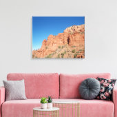 Zuid-West-Amerikaanse landschapsarchitectuur Canvas Afdruk (Insitu (Woonkamer))