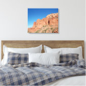 Zuid-West-Amerikaanse landschapsarchitectuur Canvas Afdruk (Insitu (Slaapkamer))