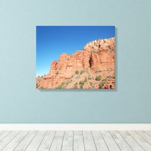 Zuid-West-Amerikaanse landschapsarchitectuur Canvas Afdruk (Insitu (Houten vloer))