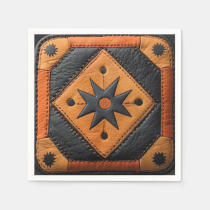 Zuid-West Mooie Country Style Leather Servet