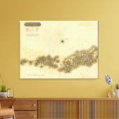 Zuid-Westerne eilanden Canvas Afdruk (Insitu (Woonkamer))