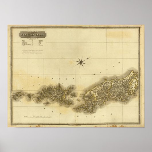 Zuid-Westerne eilanden Poster (Voorkant)