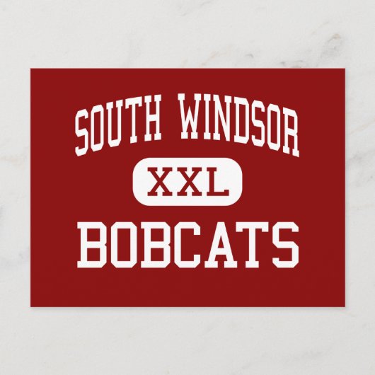 Zuid-Windsor - Bobcats - High - South Windsor Briefkaart (Voorkant)