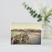 Zuid-zand, Tenby, Wales, zeldzame Photochrom Briefkaart (Staand voorkant)