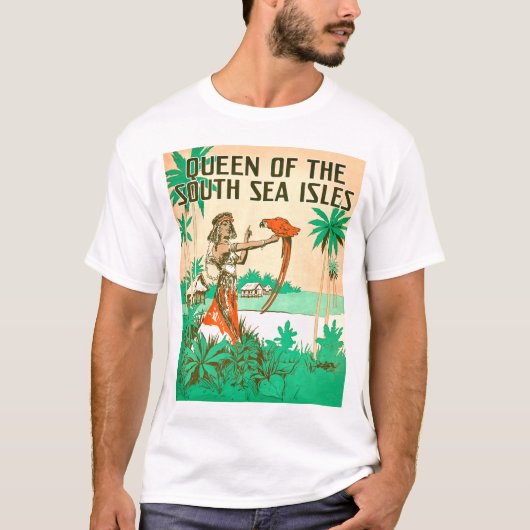 Zuid-Zee koningin Toddler, donkere hoes T-Shirt (Voorkant)