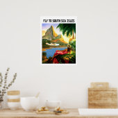 Zuid-zee,  poster (Keuken)