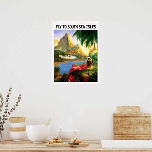 Zuid-zee,  poster (Keuken)