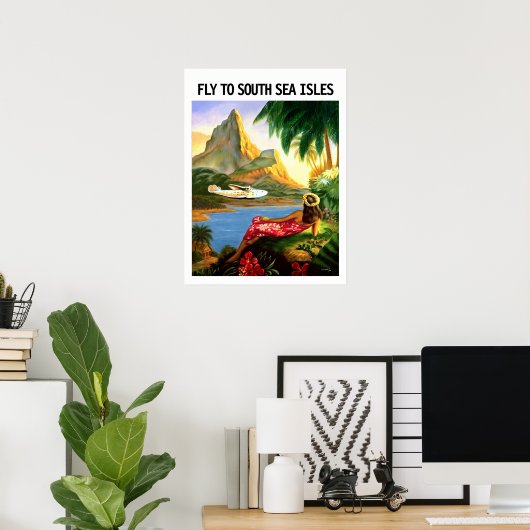 Zuid-zee, poster (Thuiskantoor)