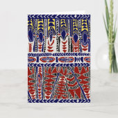 Zuid-Zeeen Samoa Batik Kaart (Voorkant)