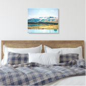 Zuid-Zeeland meer van Tekapo Nieuw-Zeeland Canvas Afdruk (Insitu (Slaapkamer))