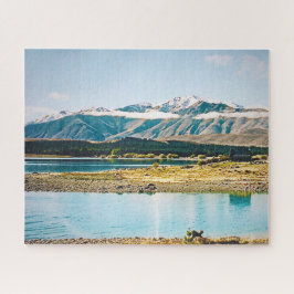 Zuid-Zeeland meer van Tekapo Nieuw-Zeeland Legpuzzel