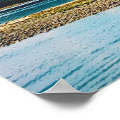 Zuid-Zeeland meer van Tekapo Nieuw-Zeeland Poster (Hoek)