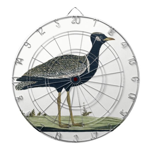 Zuid-Zwarte Korhaan Kaart Jigsaw Birds Dartbord (Voorkant)