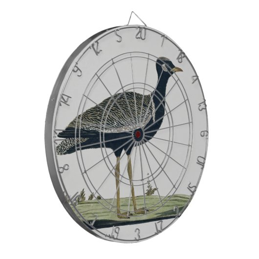 Zuid-Zwarte Korhaan Kaart Jigsaw Birds Dartbord (Voorkant Links)