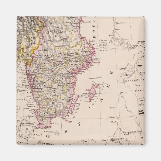 Zuid-Zweden en Noorwegen Magneet (Voorkant)