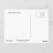 Zuidafrikaanse Kust Briefkaart (Achterkant)