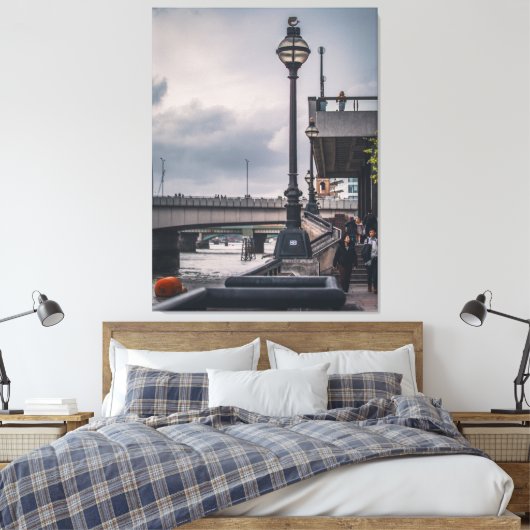 zuidbankafwijking canvas afdruk (Insitu (Slaapkamer))