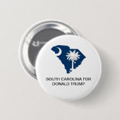 ZUIDCAROLINA voor DONALD TRUMP 2020 Button (Voorkant /achterkant)