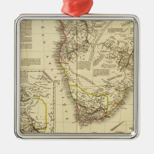 Zuidelijk Afrika 2 Metalen Ornament (Voorkant)