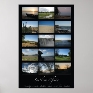 Zuidelijk Afrika Poster