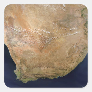 Zuidelijk Afrika Vierkante Sticker