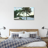 Zuidelijk Blvd-Uitzicht van Central Park en Lake Canvas Afdruk (Insitu (Slaapkamer))