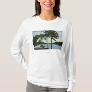 Zuidelijk Blvd-Uitzicht van Central Park en Lake T-shirt
