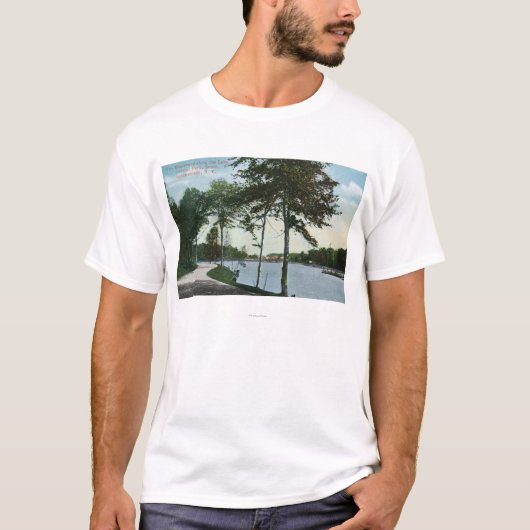 Zuidelijk Blvd-Uitzicht van Central Park en Lake T-shirt (Voorkant)