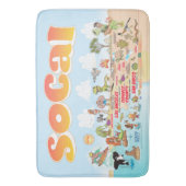 Zuidelijk Californië Badmat (Voorkant Verticaal)