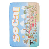 Zuidelijk Californië Badmat (Voorkant Verticaal)