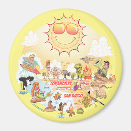 Zuidelijk Californië Beach Paradise Magneet