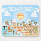Zuidelijk Californië Beach Paradise Muismat (Voorkant)