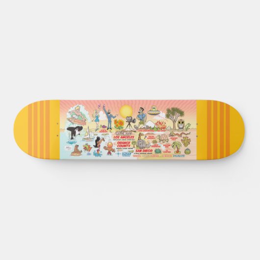 Zuidelijk Californië Beach Paradise Persoonlijk Skateboard (Horizontaal)