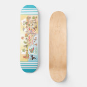 Zuidelijk Californië Beach Paradise Persoonlijk Skateboard (Voorkant)