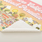 Zuidelijk Californië Beach Paradise Sherpa Deken (3/4)