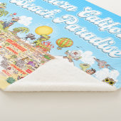 Zuidelijk Californië Beach Paradise Sherpa Deken (3/4)