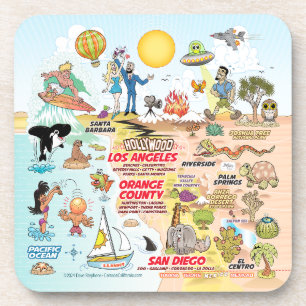 Zuidelijk Californië Bier Onderzetter