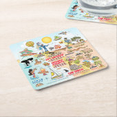 Zuidelijk Californië Kartonnen Onderzetters (Schuin)