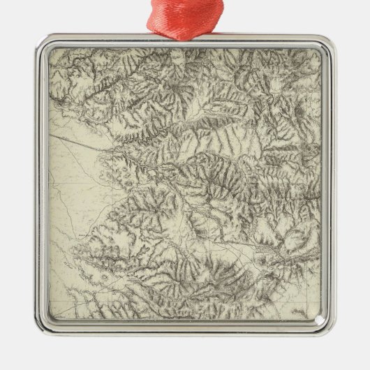 Zuidelijk Californië Metalen Ornament (Voorkant)