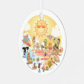 Zuidelijk Californië Metalen Ornament (Voorkant links)